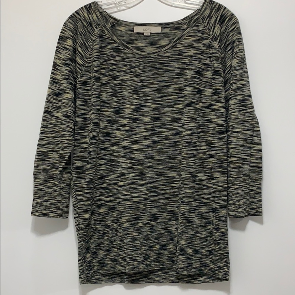 LOFT Dolman Sleeve Space Dyed Sweater